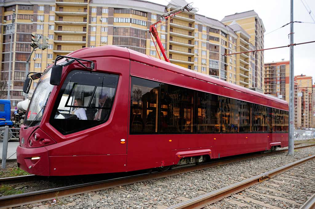 Трамвай — один из важнейших социальных видов транспорта в Казани./Фото: Игорь Галиев