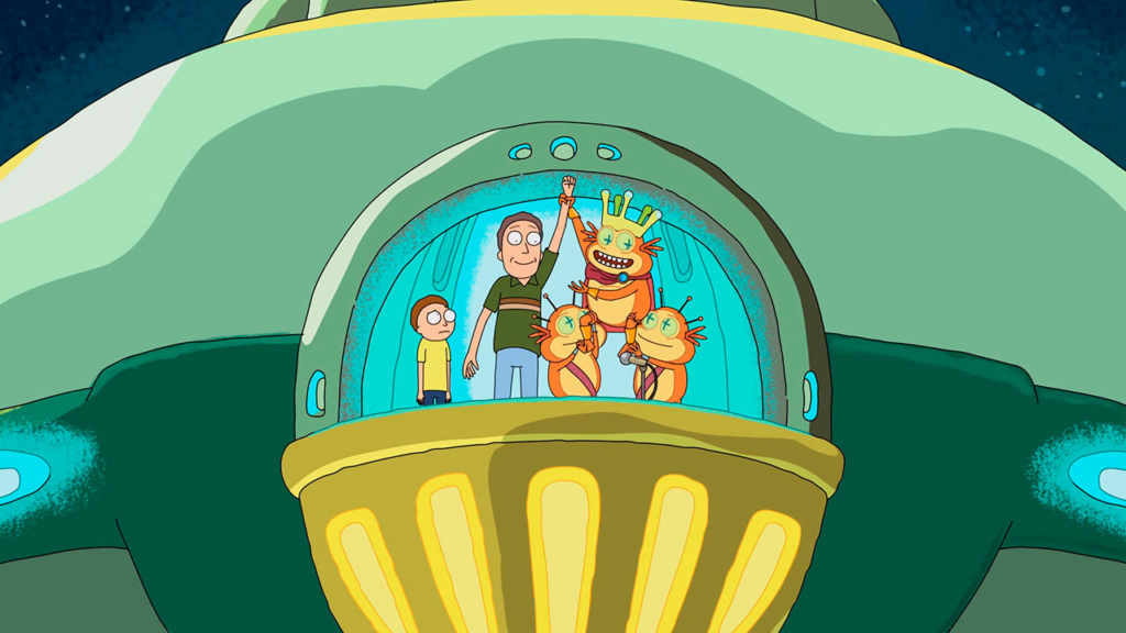 Кадр из мультсериала "Рик и Морти".
