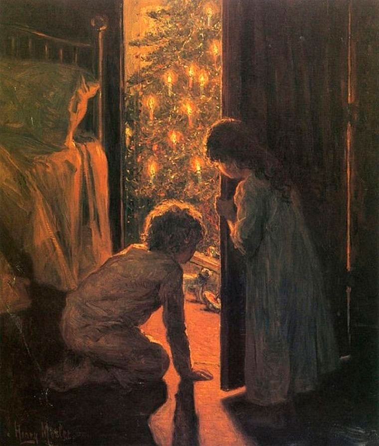 Рождественское утро, 1916г. Генри Мослера (1841 - 1920 гг.).